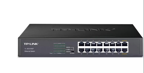 TP-LINK TL-SF1016D 光纤交换机 16口交换机